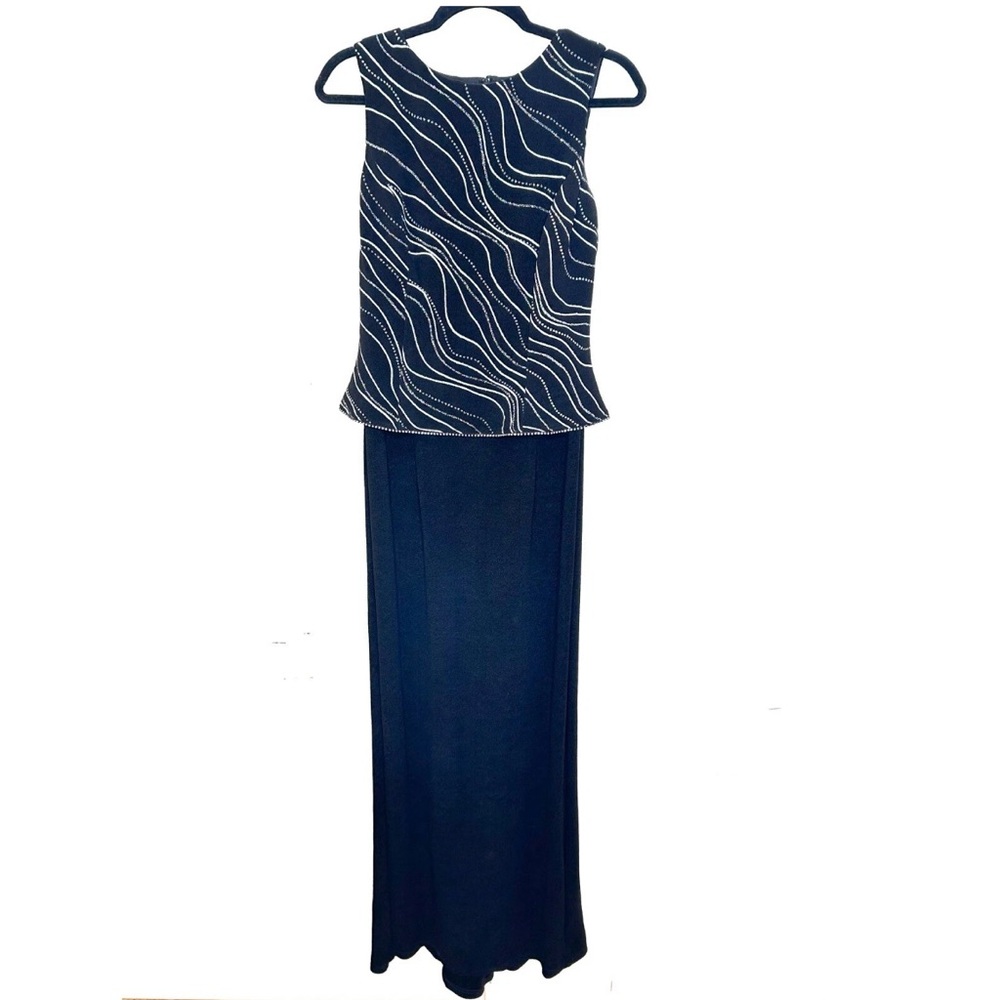 Scott Mcclintock Millennium 2000 Sleeveless Black Floor Length Dress